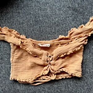 Off the shoulder tube top